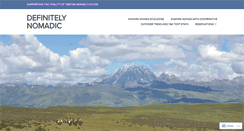 Desktop Screenshot of definitelynomadic.com
